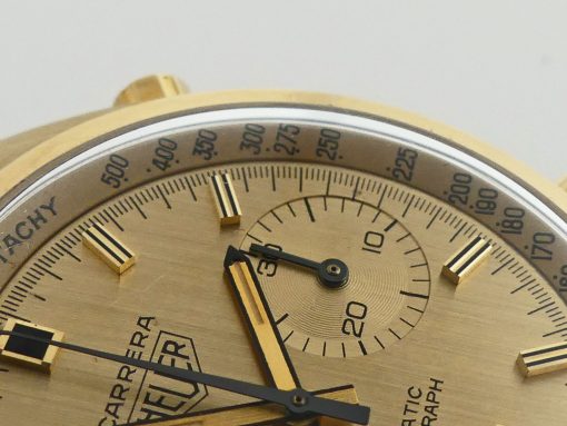 Heuer Carrera Ref. 1158CH 18 K Gold