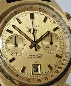 Heuer Carrera Ref. 1158CH 18 K Gold