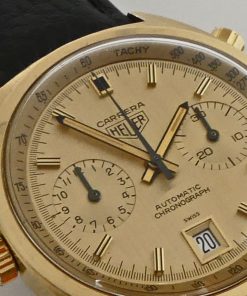 Heuer Carrera Ref. 1158CH 18 K Gold