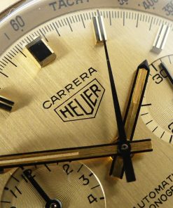 Heuer Carrera Ref. 1158CH 18 K Gold