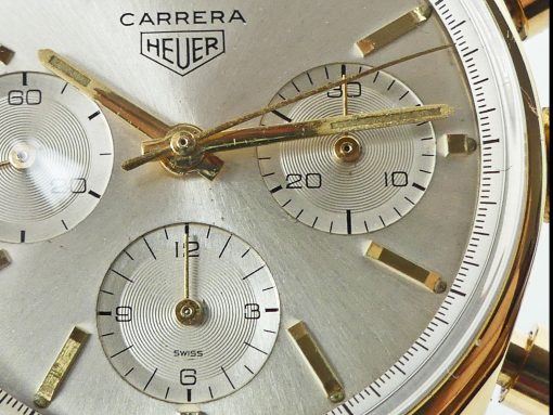 Heuer Carrera 12 Ref. 2456S 18K Gold