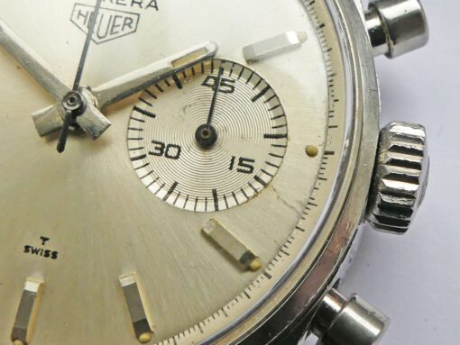 Heuer Carrera Dato 45 Ref. 3147S Silver Dial - Image 3