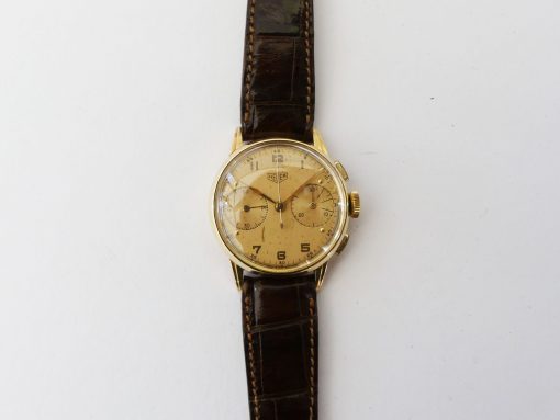 Heuer Chrono Ref. 409.137 14K Gold – Bild 8
