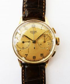 Heuer Chrono Ref. 409.137 14 K Gold