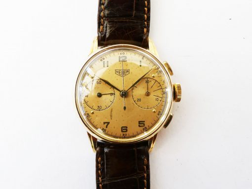 Heuer Chrono Ref. 409.137 14 K Gold