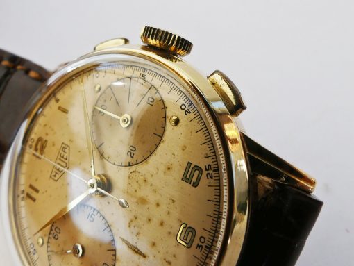 Heuer Chrono Ref. 409.137 14K Gold – Bild 5