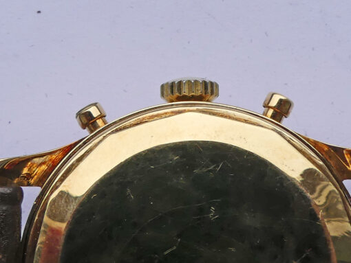 Heuer Chrono 14k Gold Ref. 404 – Bild 9