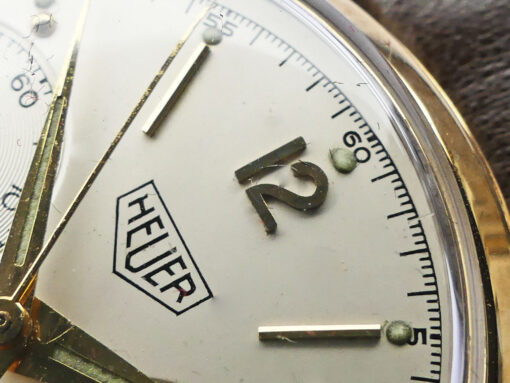Heuer Chrono 14k Gold Ref. 404 – Bild 2