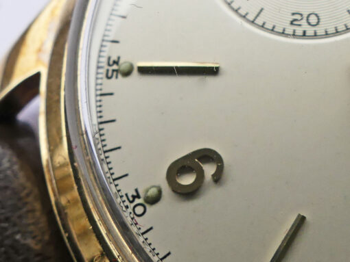 Heuer Chrono 14k Gold Ref. 404 – Bild 4