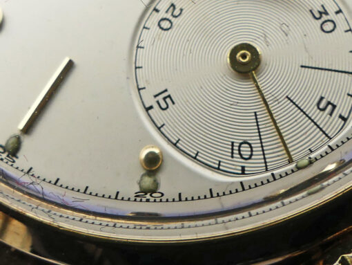 Heuer Chrono 14k Gold Ref. 404 – Bild 5