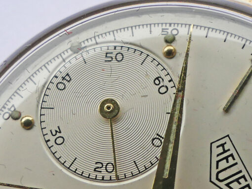 Heuer Chrono 14k Gold Ref. 404 – Bild 6