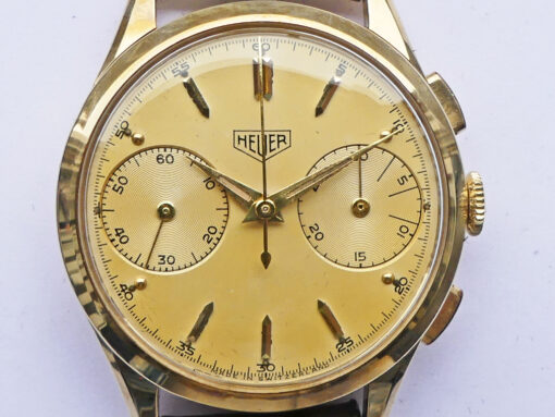 Heuer Chrono 14K Gold Vintage