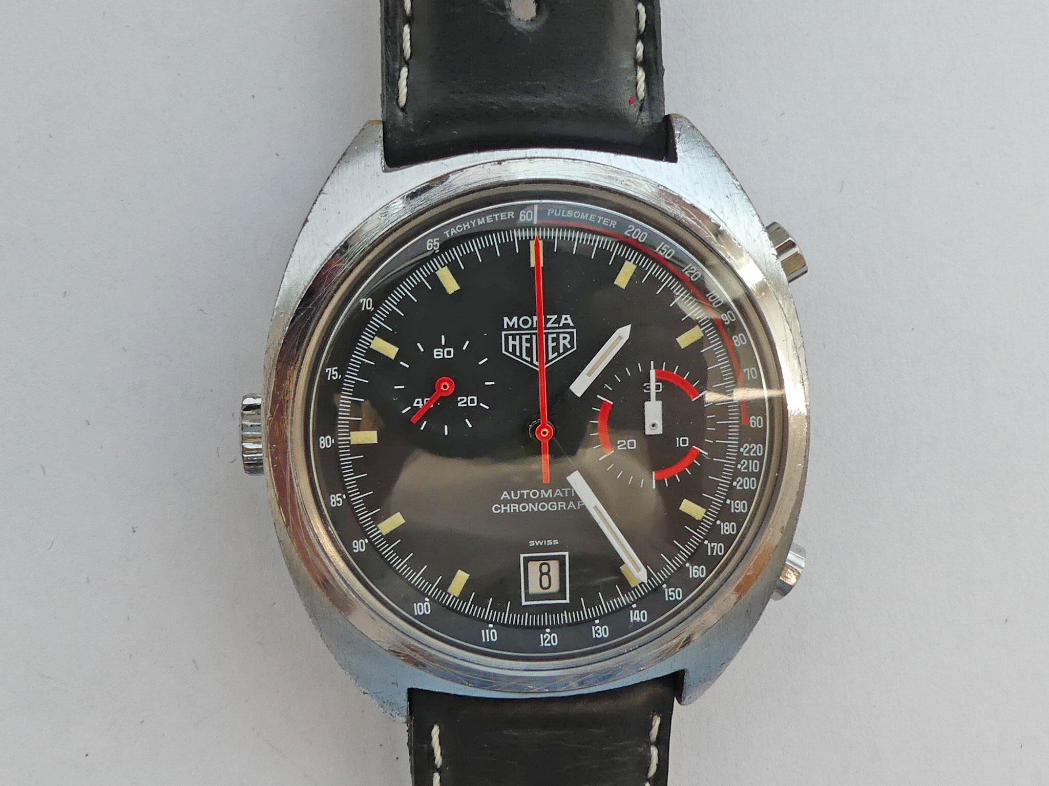 Heuer Monza "Niki Lauda" Ref. 150.511 Vintage Chrome