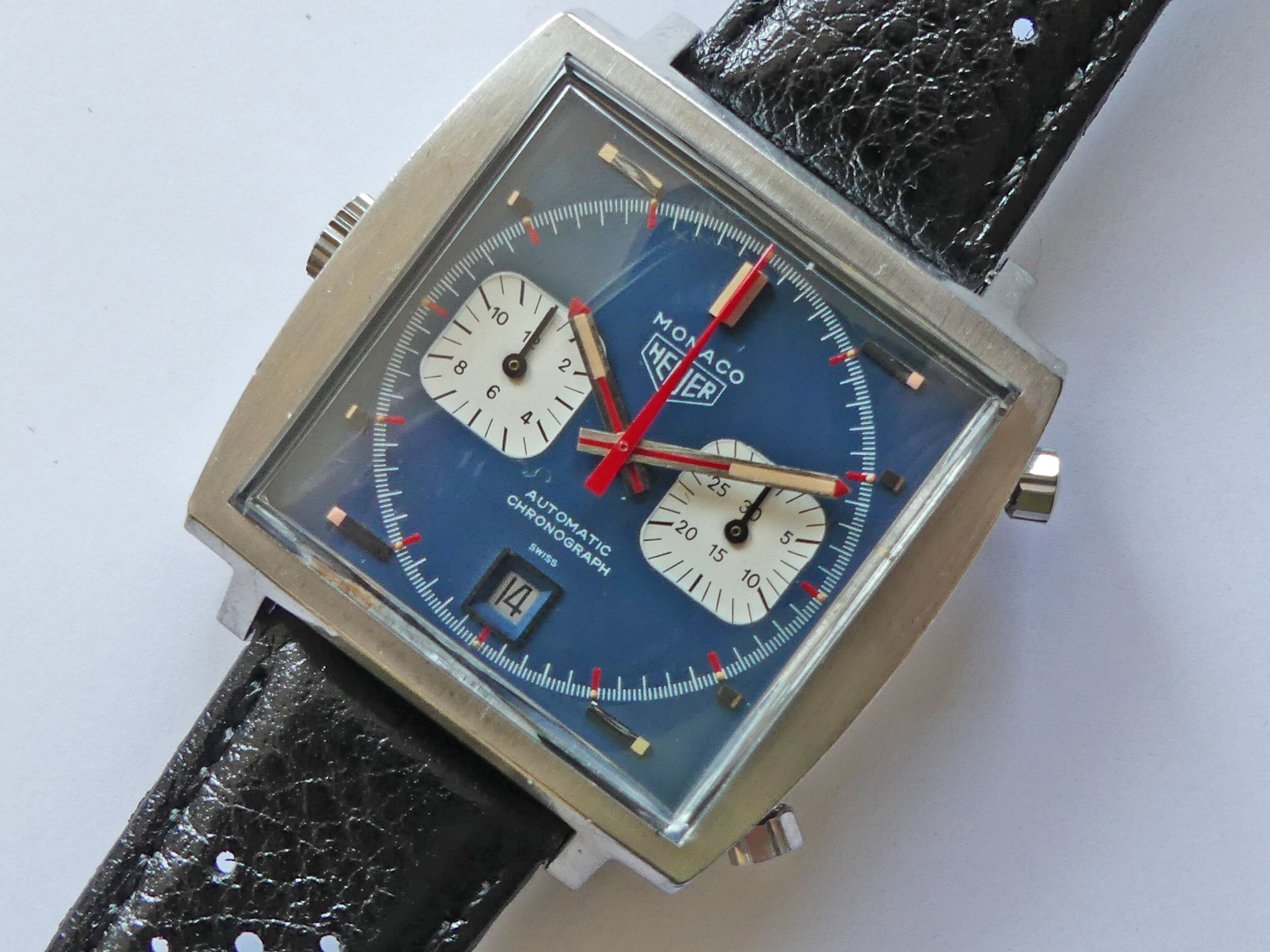 Vintage Heuer Monaco Ref. 1133B chronograph – Bild 7