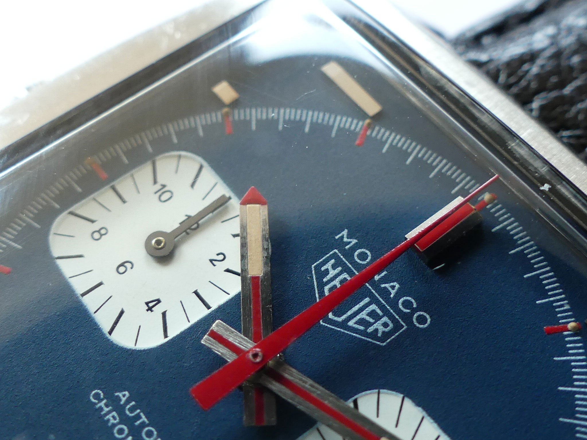 Vintage Heuer Monaco Ref. 1133B chronograph – Bild 2