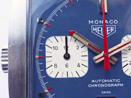Vintage NOS Heuer Monaco "Steve McQueen" Ref. 1133B Chronograph – Bild 5
