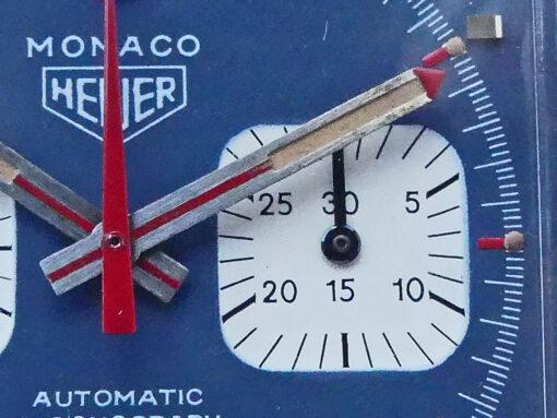 Vintage NOS Heuer Monaco "Steve McQueen" Ref. 1133B Chronograph – Bild 6