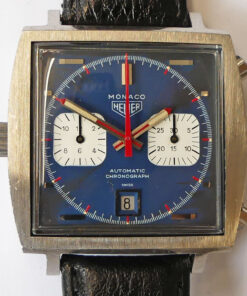 Alternative view of Vintage Heuer Monaco "Steve McQueen" Ref. 1133B Chronograph