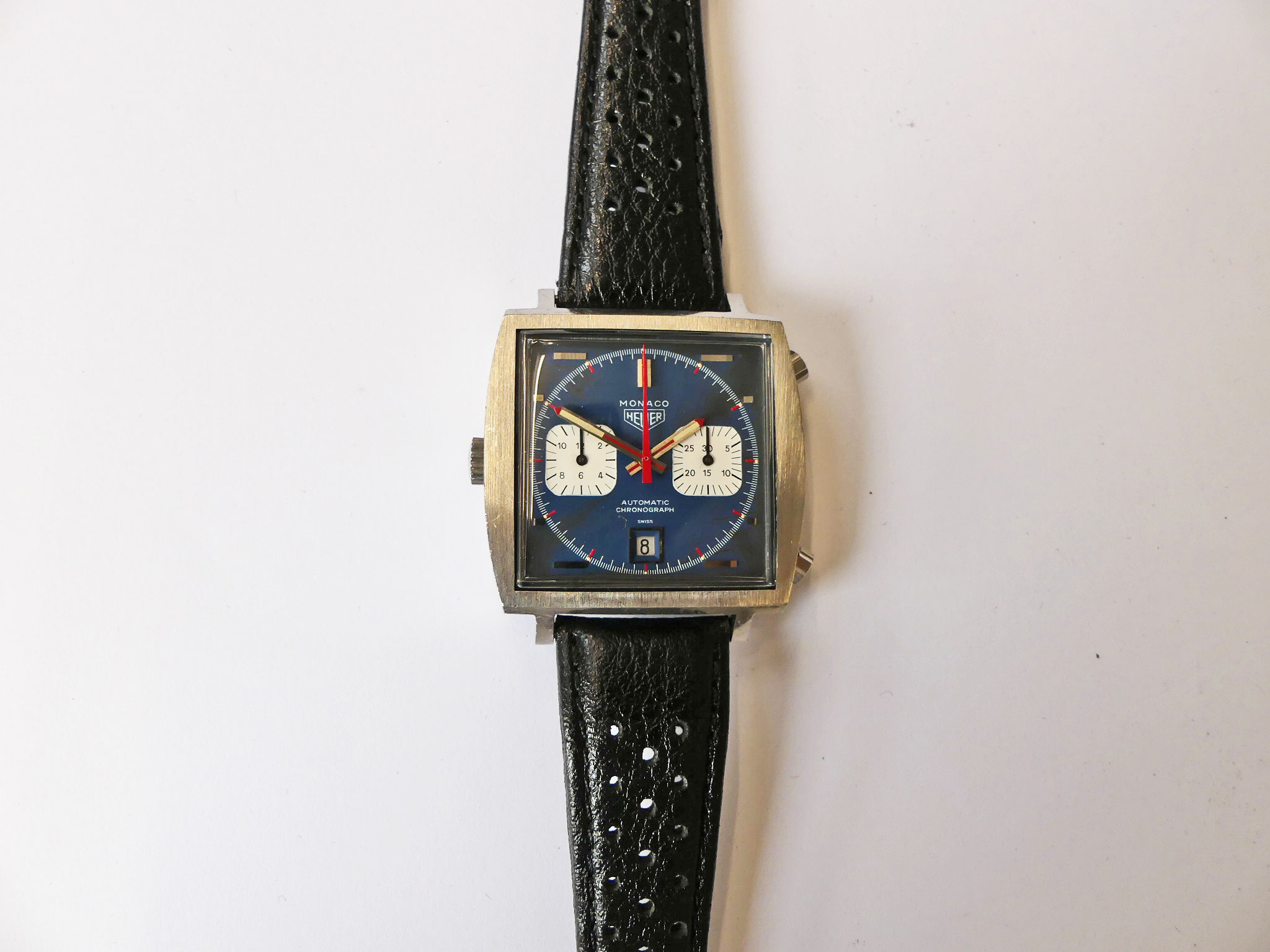 Vintage Heuer Monaco "Steve McQueen" Ref. 1133B Chronograph - Image 3