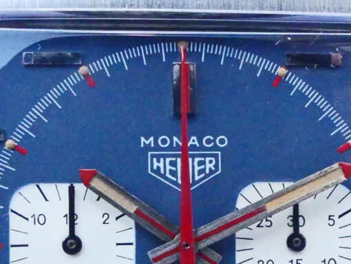 Vintage NOS Heuer Monaco "Steve McQueen" Ref. 1133B Chronograph – Bild 2