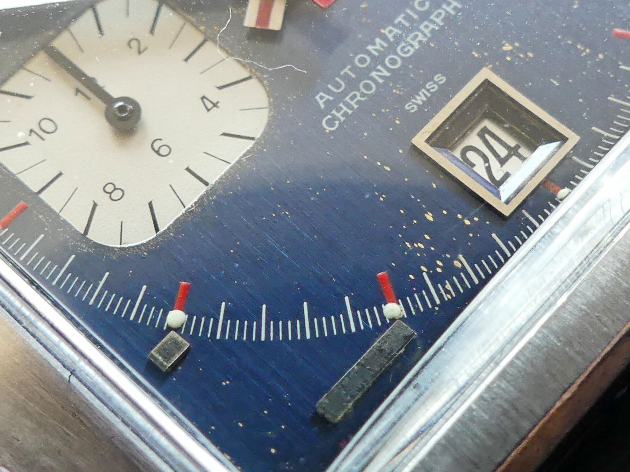 Vintage Heuer Monaco "Steve McQueen" Transitional Ref. 1133B Chronograph – Bild 7