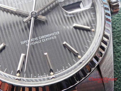 Rolex Datejust Ref. 16014 "Tapestry dial" Vintage 1987 - Image 9