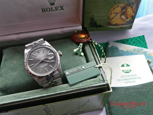 Rolex Datejust Ref. 16014 "Tapestry dial" Vintage 1987 - Image 3