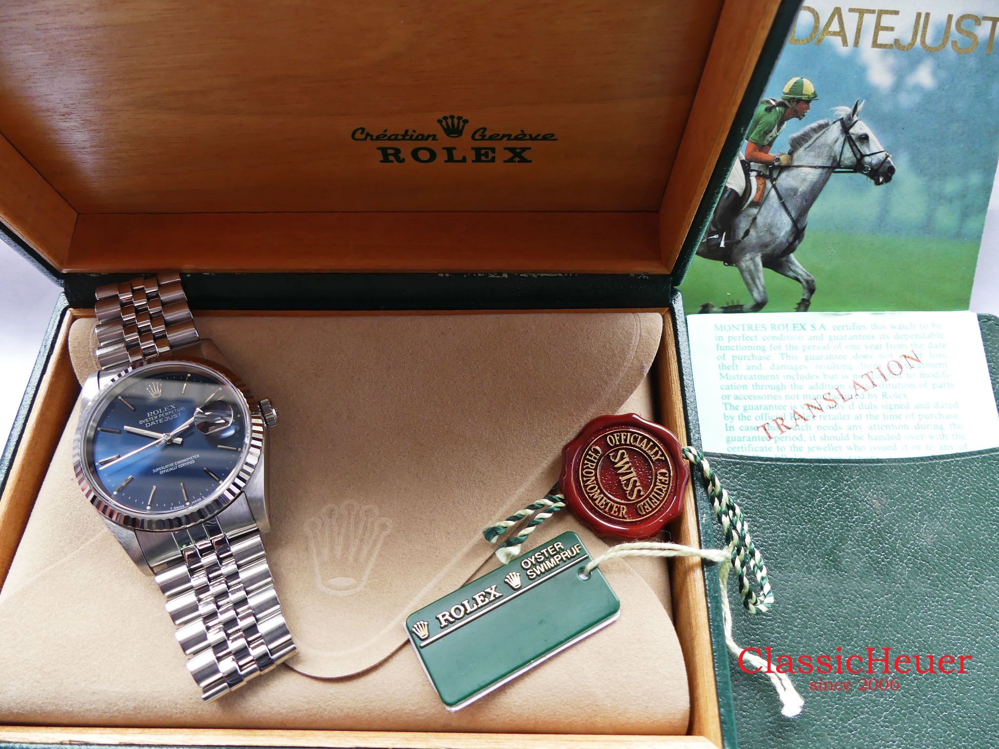 Rolex Datejust Ref.16234 Vintage 1988 ClassicHeuer