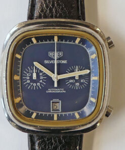 Heuer Silverstone "Clay Regazzoni" Vintage Blue Dial